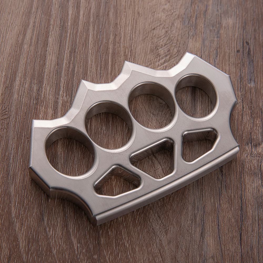 Stainless Steel Spiked Knuckles – 304 Four Finger with Hollow Lightweight CNC 13mm