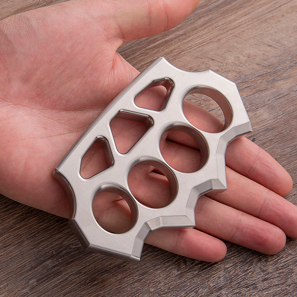 Stainless Steel Spiked Knuckles – 304 Four Finger with Hollow Lightweight CNC 13mm