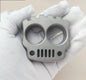 Stainless Steel Two-Finger Skull Weight – 304 Steel 200g Heavy EDC Collectible