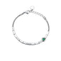 Steel Bracelet – Cosmic Prism Unisex Geometric Cube Link with Modular Design