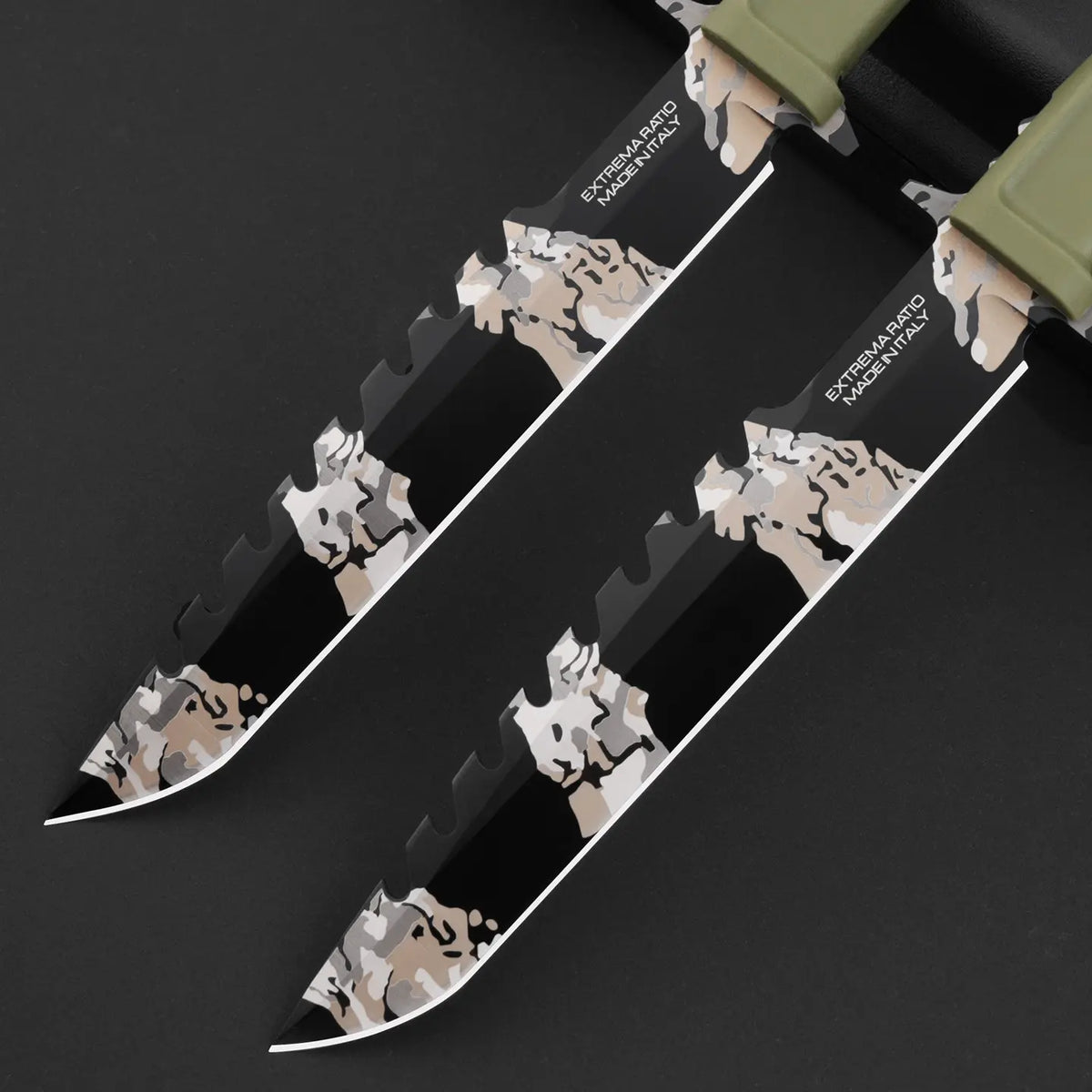 Steel Bushcraft Knife – Fixed Blade Tactical N690Co Tanto Tip Survival Spear Hunting