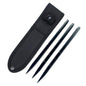 Steel Compact EDC Tool – 3Cr17 Throwing Spikes with 3-Piece Set 59HRC Hardened