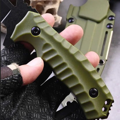 Steel EDC Knife – Survival 8Cr13MoV Fire Starter Kit Camping Outdoor Mountaineering