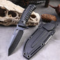 Steel EDC Knife – Survival 8Cr13MoV Fire Starter Kit Camping Outdoor Mountaineering