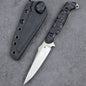 Steel Fixed Blade Knife – 14C28N G10 Handle Serrated Sheath Camping Survival Tactical EDC