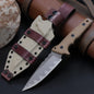 Steel Fixed Blade Knife – Juggernaut Z-WEAR 8mm Overbuilt with Tactical Pry