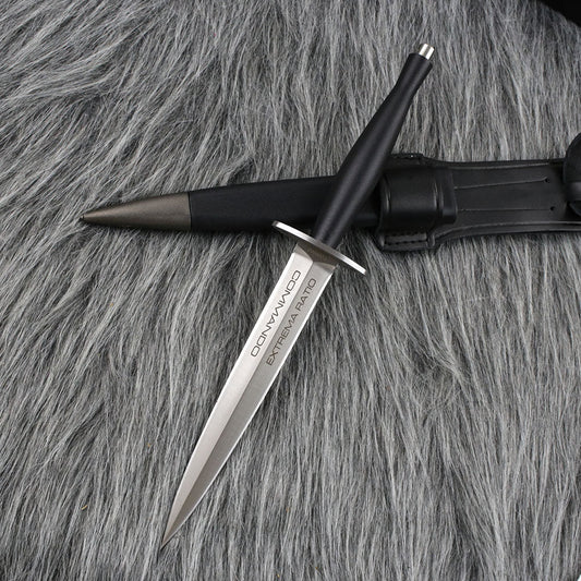 Steel Fixed Blade Knife – Sentry's Edge N690 Tactical with Fiberglass Handle