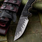 Steel Fixed Blade Knife – Tiger Edge A8 Tactical with Tiger-Pattern 60 HRC with G10 Handle