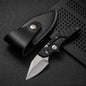Steel Folding Knife – D2 2-in-1 Transformable Push Dagger EDC Tactical Self Defense