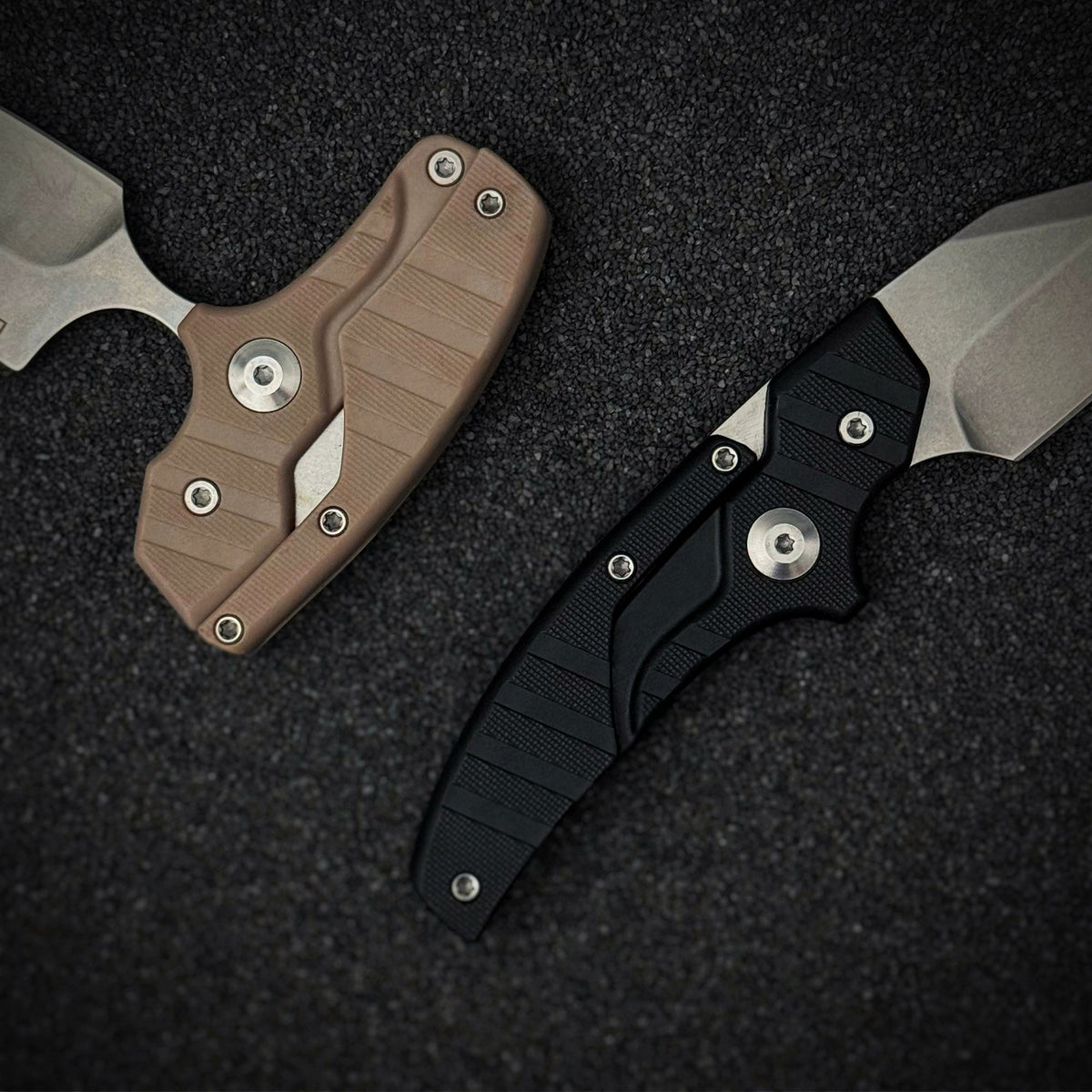 Steel Folding Knife – D2 2-in-1 Transformable Push Dagger EDC Tactical Self Defense