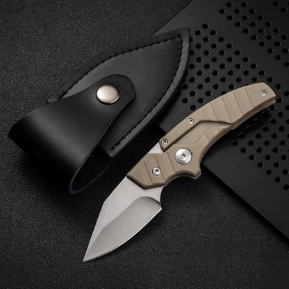Steel Folding Knife – D2 2-in-1 Transformable Push Dagger EDC Tactical Self Defense
