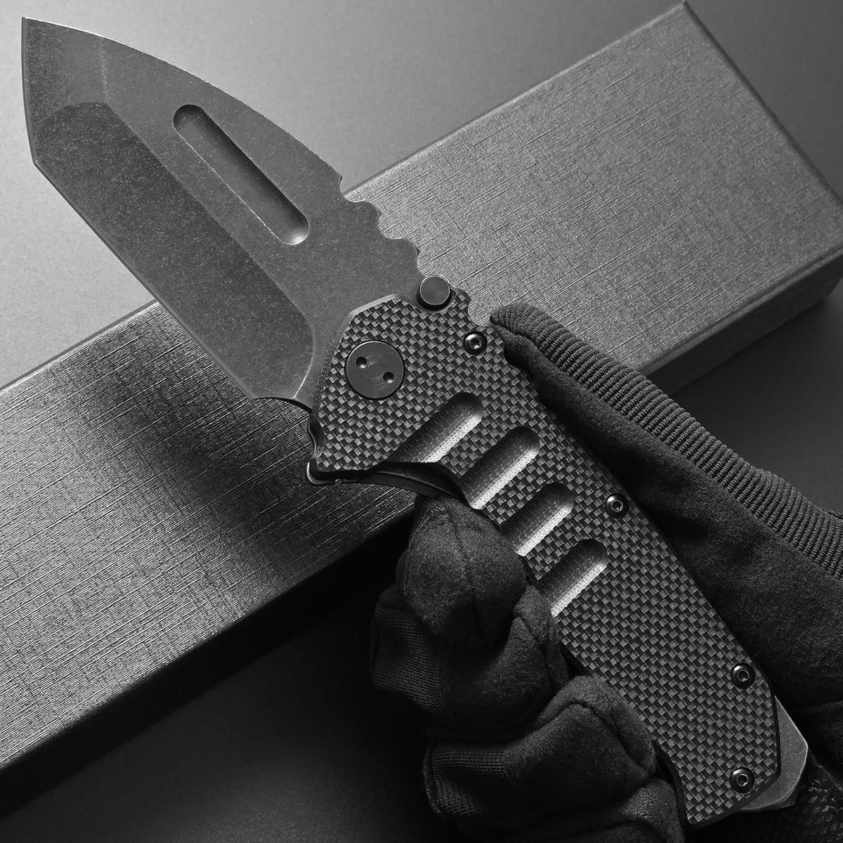 Steel Folding Knife – Machete D2 59-60 HRC Camping Machete Outdoor EDC Survival
