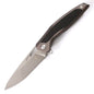 Steel Folding Knife – Razor-Edge Bear Claw D2 with Carbon Fiber & Rosewood Options