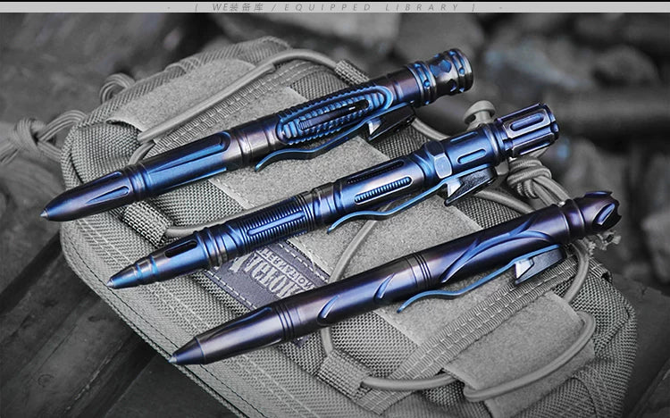 Steel Glass Breaker Tactical Pen – Self Defense Tool with Tungsten EDC