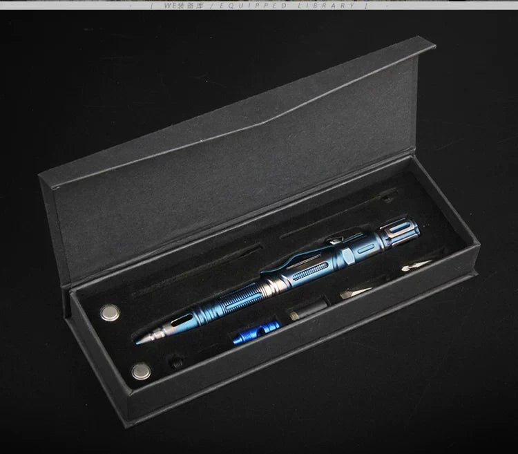 Steel Glass Breaker Tactical Pen – Self Defense Tool with Tungsten EDC