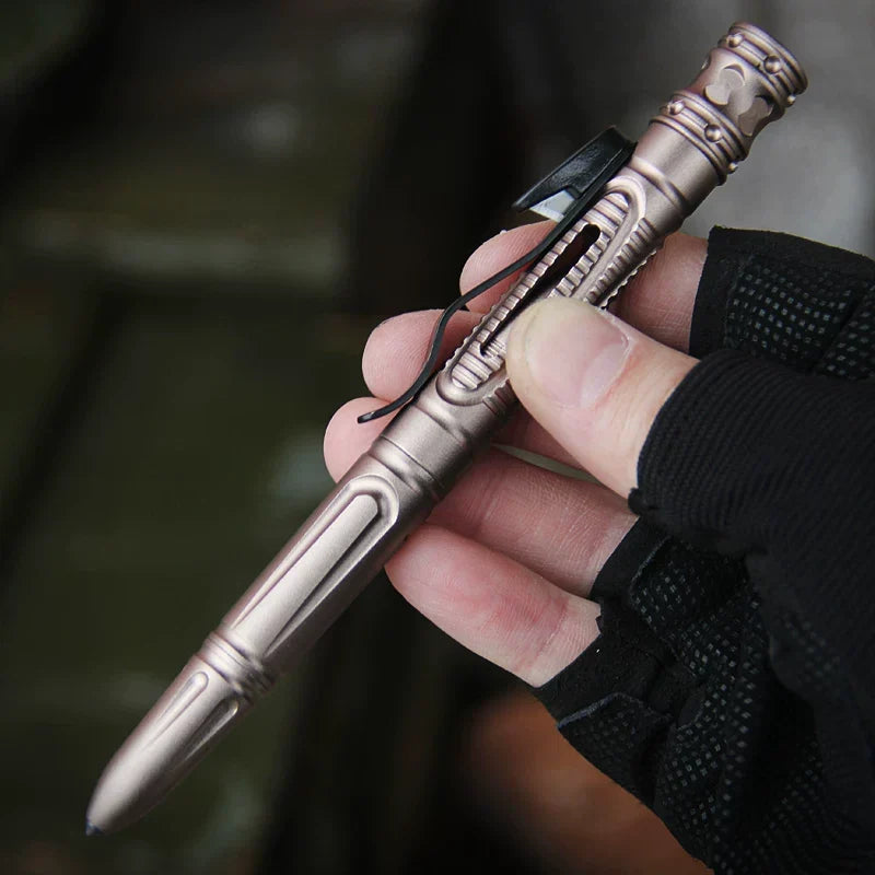 Steel Glass Breaker Tactical Pen – Self Defense Tool with Tungsten EDC