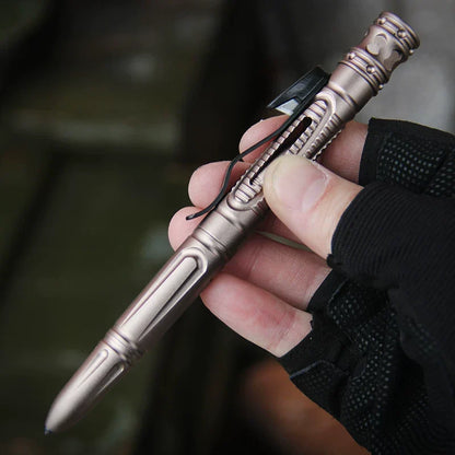 Steel Glass Breaker Tactical Pen – Self Defense Tool with Tungsten EDC