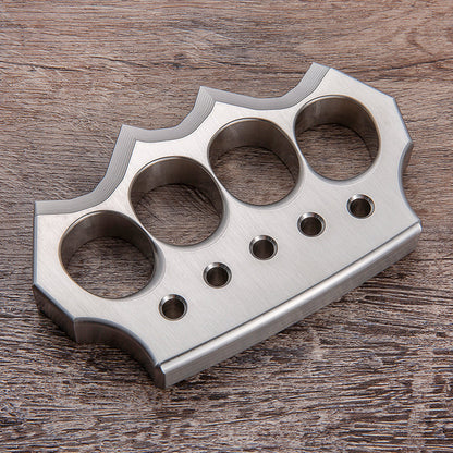 Steel Spiked Knuckles – Brass with Duster Self Defense with 304