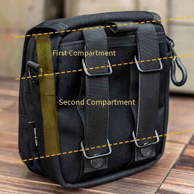 Tactical EDC Pouch – Raccoon Bag with Multi-Functional Crossbody & Waist Pack