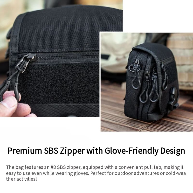 Tactical EDC Pouch – Raccoon Bag with Multi-Functional Crossbody & Waist Pack