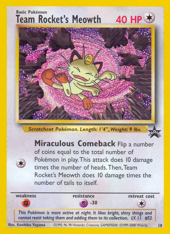 Team Rocket's Meowth - WoTC Promo (PR)