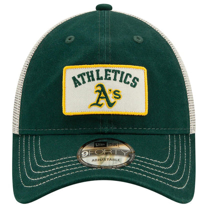 Oakland Athletics NEW ERA TRUCKER B1 9FORTY ADJUSTABLE-green