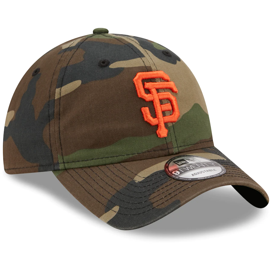 New Era San Francisco Giants  Camo Woodland Core Classic 9TWENTY Adjustable Ha