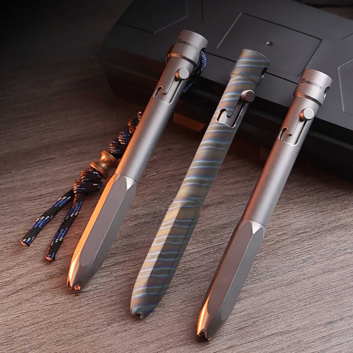 Titanium Bolt Action Tactical Pen – Heavy-Duty EDC Writing & Self-Defense Tool