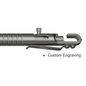 Titanium Bolt Action Tactical Pen – Ultimate GR5 with Waterproof EDC with Secure Hook