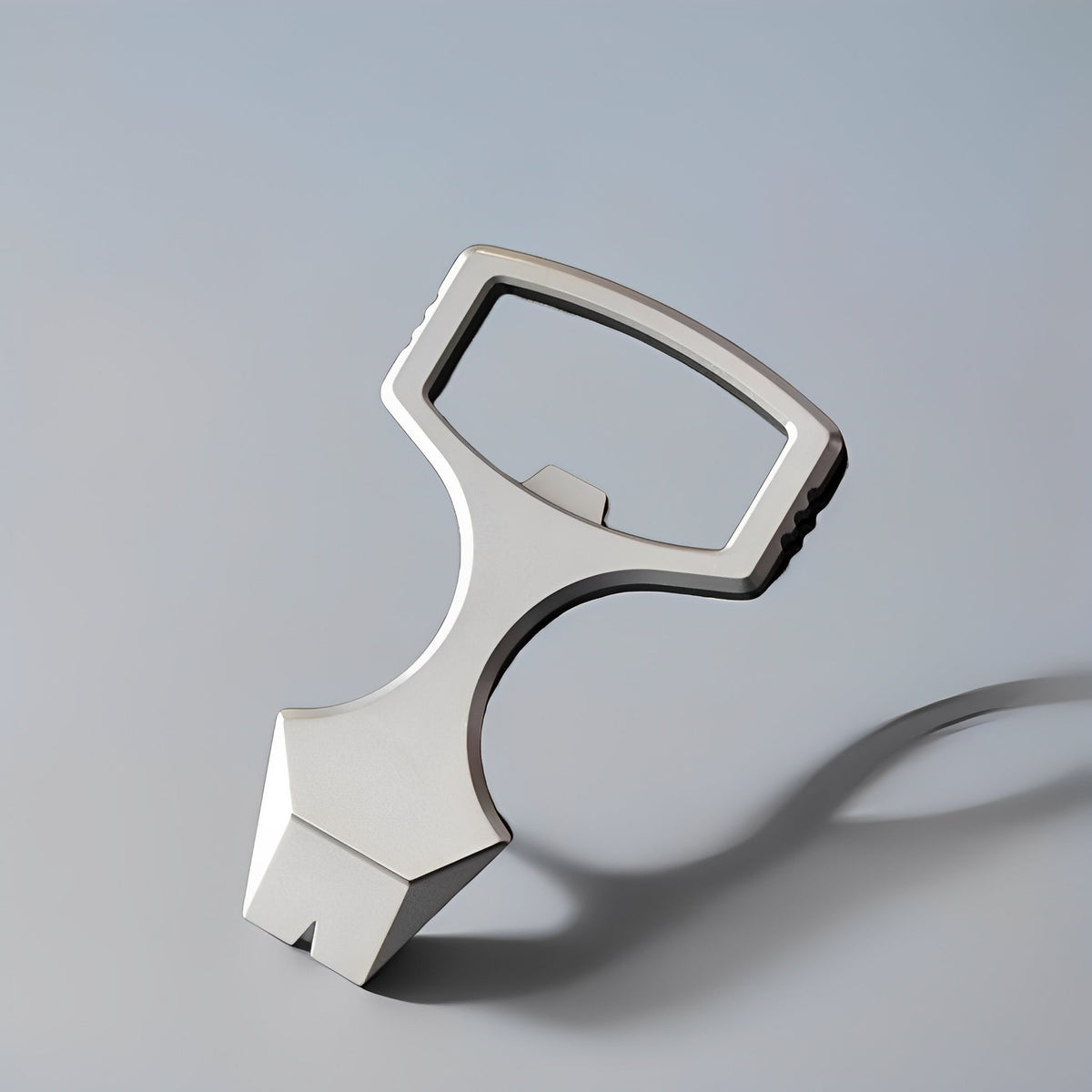 Titanium Bottle Opener Knuckles – TC4 Alloy Multi-Tool Ring with Self Defense Spike