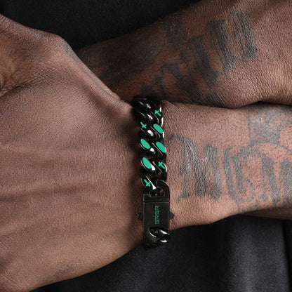 Titanium Bracelet – VortexLink Cuban with Dual-Sided Steel with Reversible Design