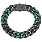Titanium Bracelet – VortexLink Cuban with Dual-Sided Steel with Reversible Design