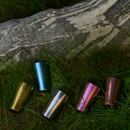 Titanium Camping Cup – Double Wall Aurora Crystal Insulated Beer Coffee Mug Outdoor