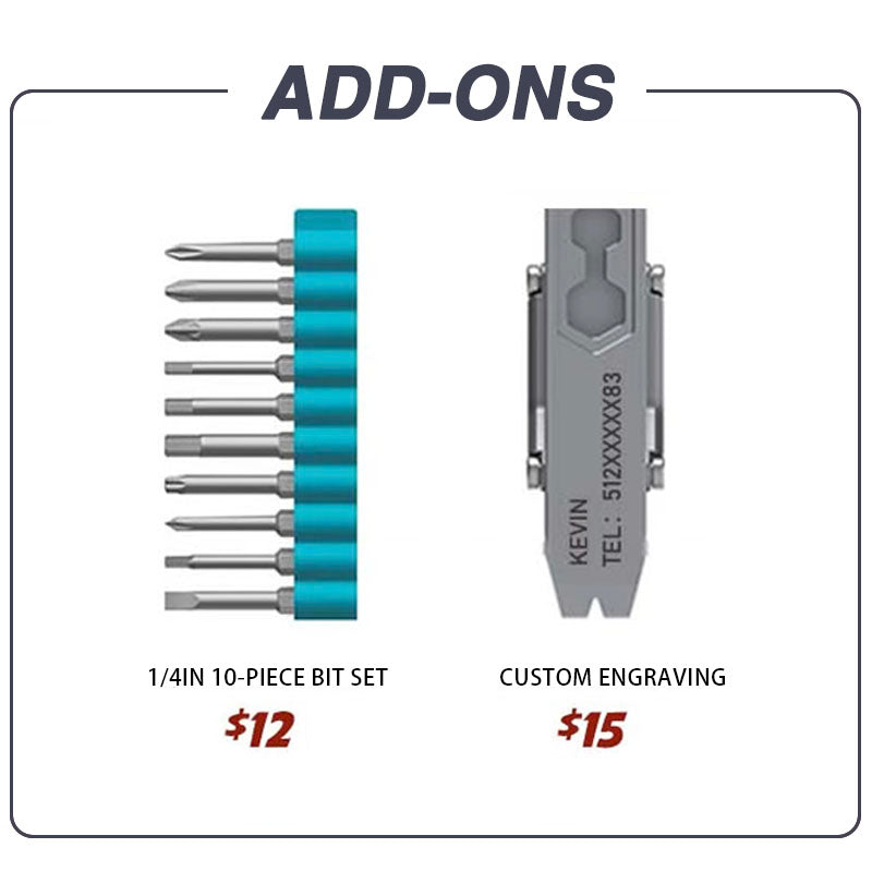 Titanium EDC Keychain Tool – K-Smart 1.0 Multi with 11-in-1 with Quick-Release Mechanism