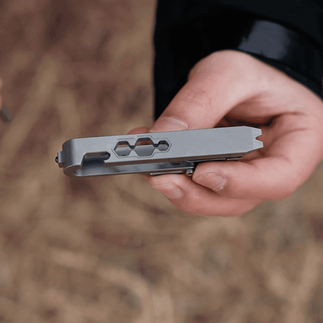 Titanium EDC Keychain Tool – K-Smart 3.0 with 12-in-1 Multi with Quick-Release Mechanism