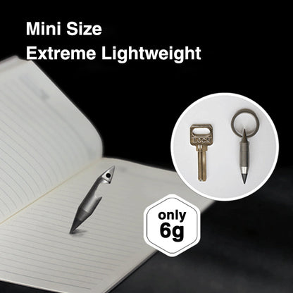 Titanium EDC Keychain Tool – Wolf Fang 1.0 Multi with Bottle Opener, Screwdriver & Cutter