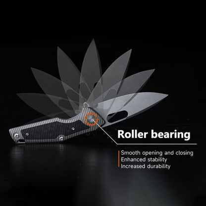 Titanium EDC Knife – Shadow Blade with M390 Steel Blade with Precision Engineering
