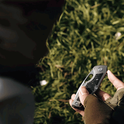 Titanium EDC Knife – Shadow Blade with M390 Steel Blade with Precision Engineering