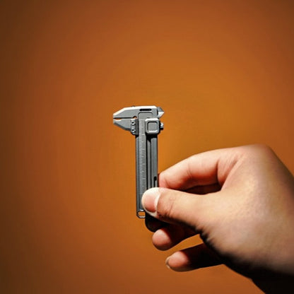 Titanium EDC Multi-Tool – TiCal Pro GR5 Mini Caliper with 9-in-1 -Function Measurement