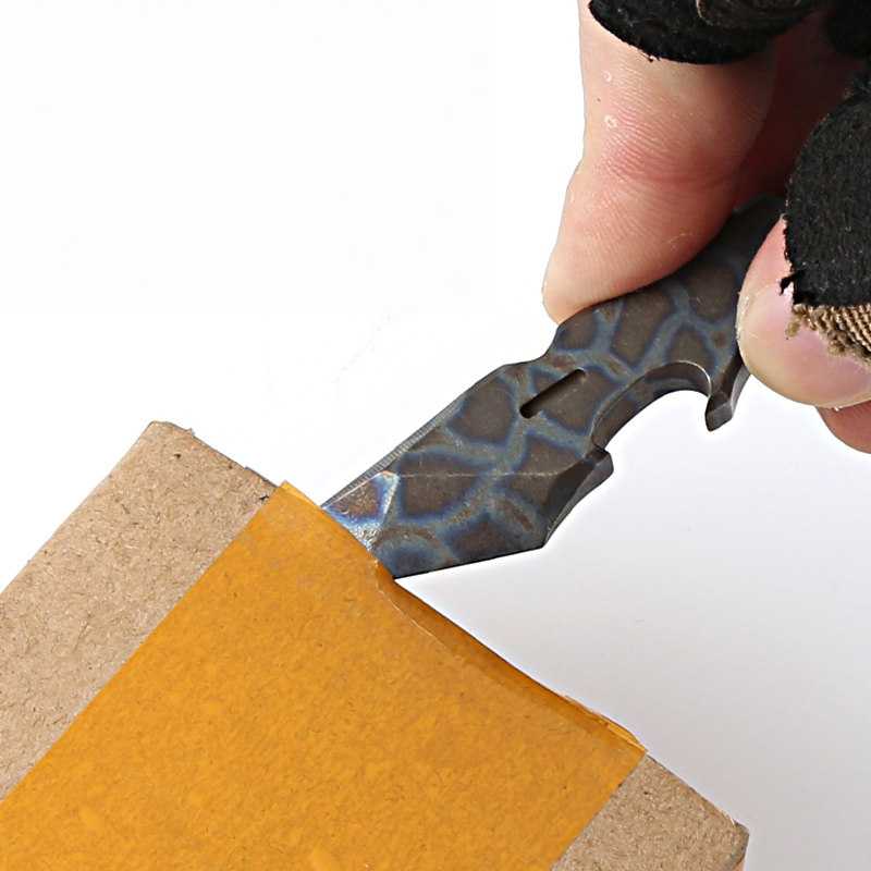 Titanium EDC Pry Bar – Mini with Multi-Function Tool Bottle Opener & Self-Defense Carry