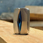 Titanium Fidget Slider – Mountain with Damped Precision EDC for Desk Breaks, Collecting