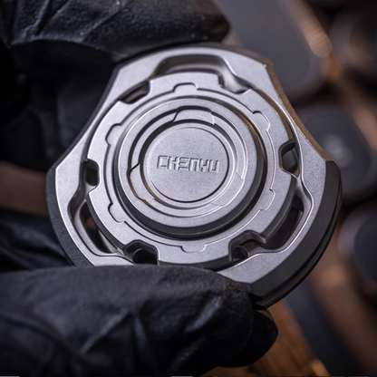 Titanium Fidget Spinner – Compound Gyro with Multi-Axis Linkage Modular EDC Stress Relief