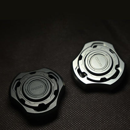 Titanium Fidget Spinner – Compound Gyro with Multi-Axis Linkage Modular EDC Stress Relief