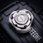 Titanium Fidget Spinner – Compound Gyro with Multi-Axis Linkage Modular EDC Stress Relief