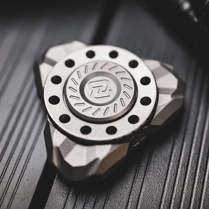 Titanium Fidget Spinner – Melody Twister with Dual-Axis Design