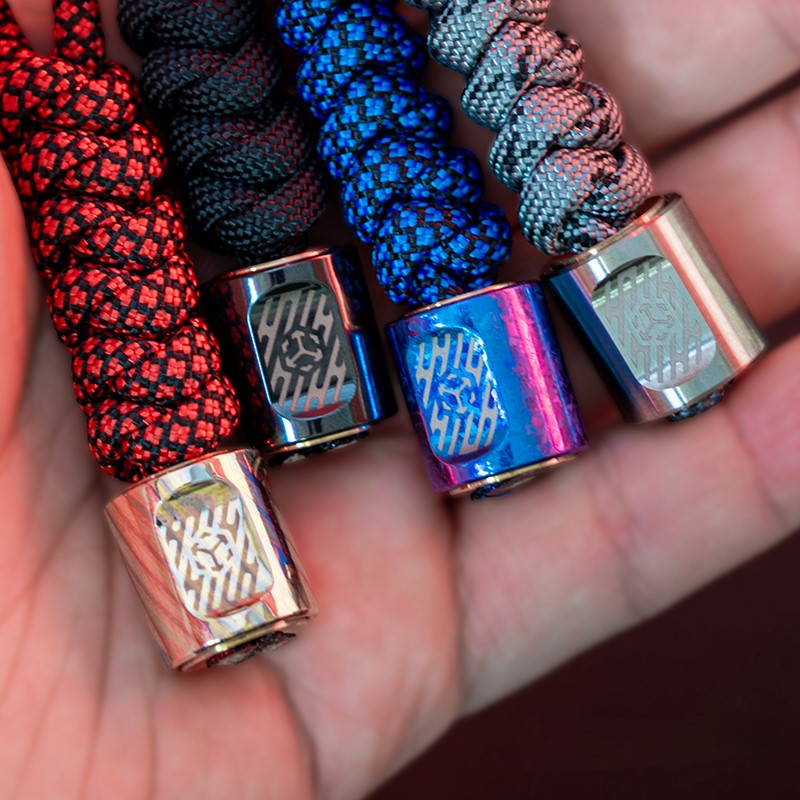 Titanium Fidget Spinner – SpinCore Pendant with EDC Stress Relief Necklace