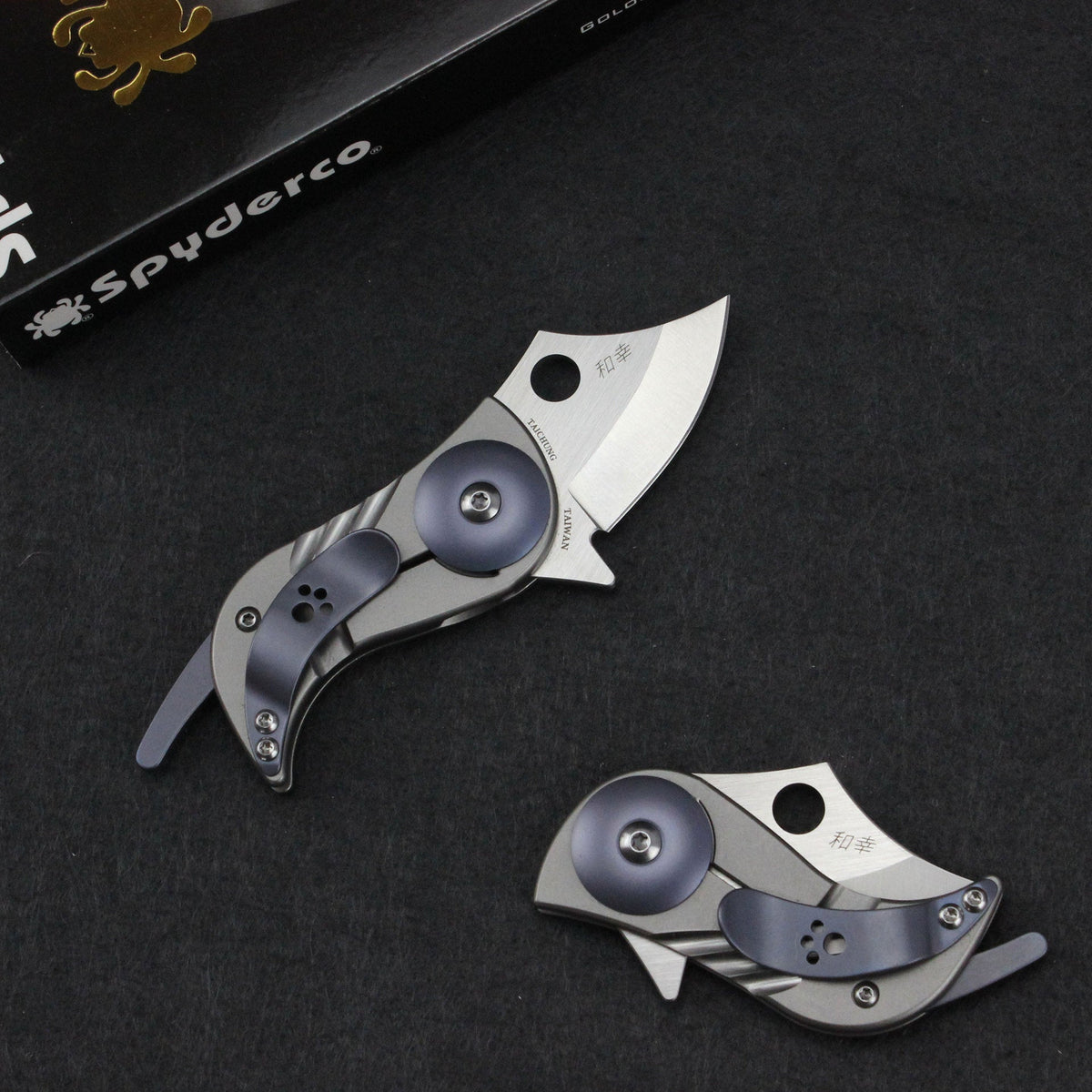 Titanium Folding Knife – Bitelock Mini EDC with 9Cr18MoV Steel & TC4