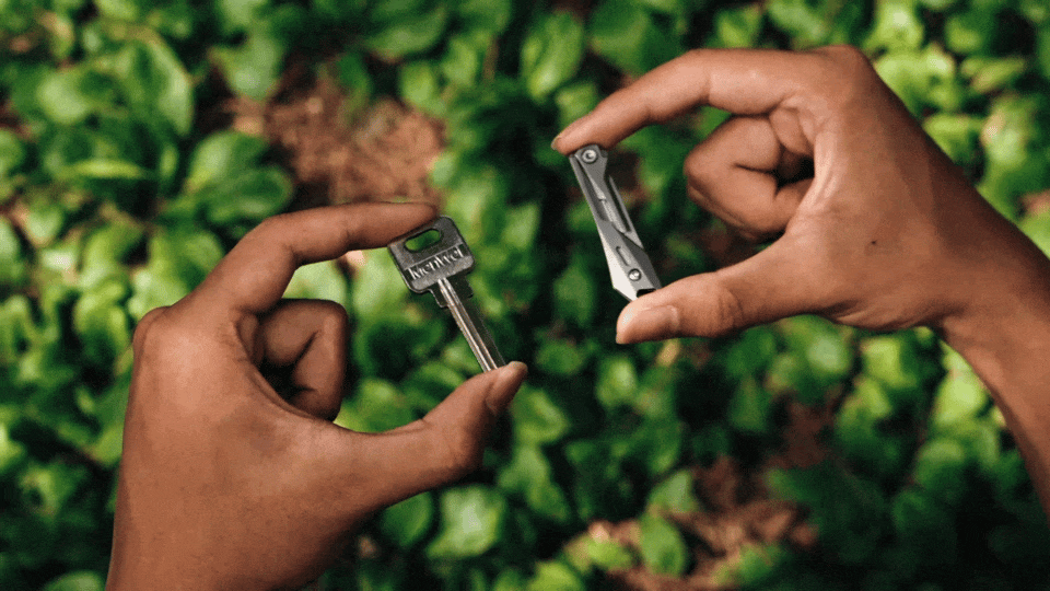 Titanium Folding Knife – Scalpel GR5 Micro Replaceable Blade EDC TSA Compliant Travel