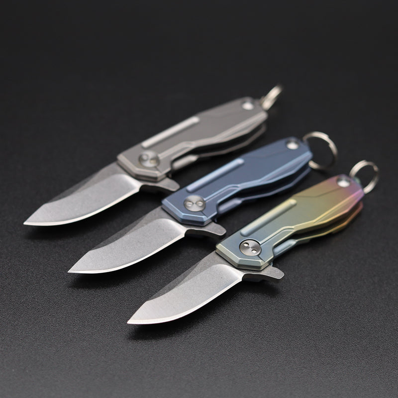 Titanium Folding Knife – Talon-X Speedster with Ultra-Portable Keychain EDC