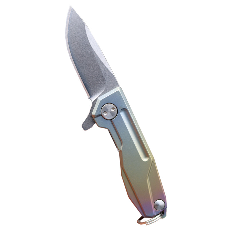 Titanium Folding Knife – Talon-X Speedster with Ultra-Portable Keychain EDC